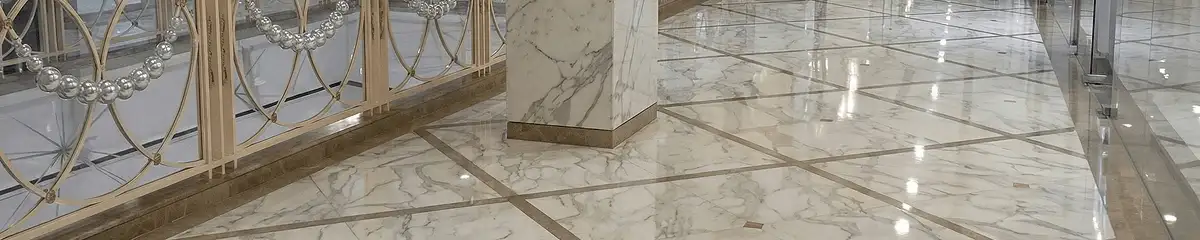Beautiful marble floor professionally installed in Albuquerque, NM